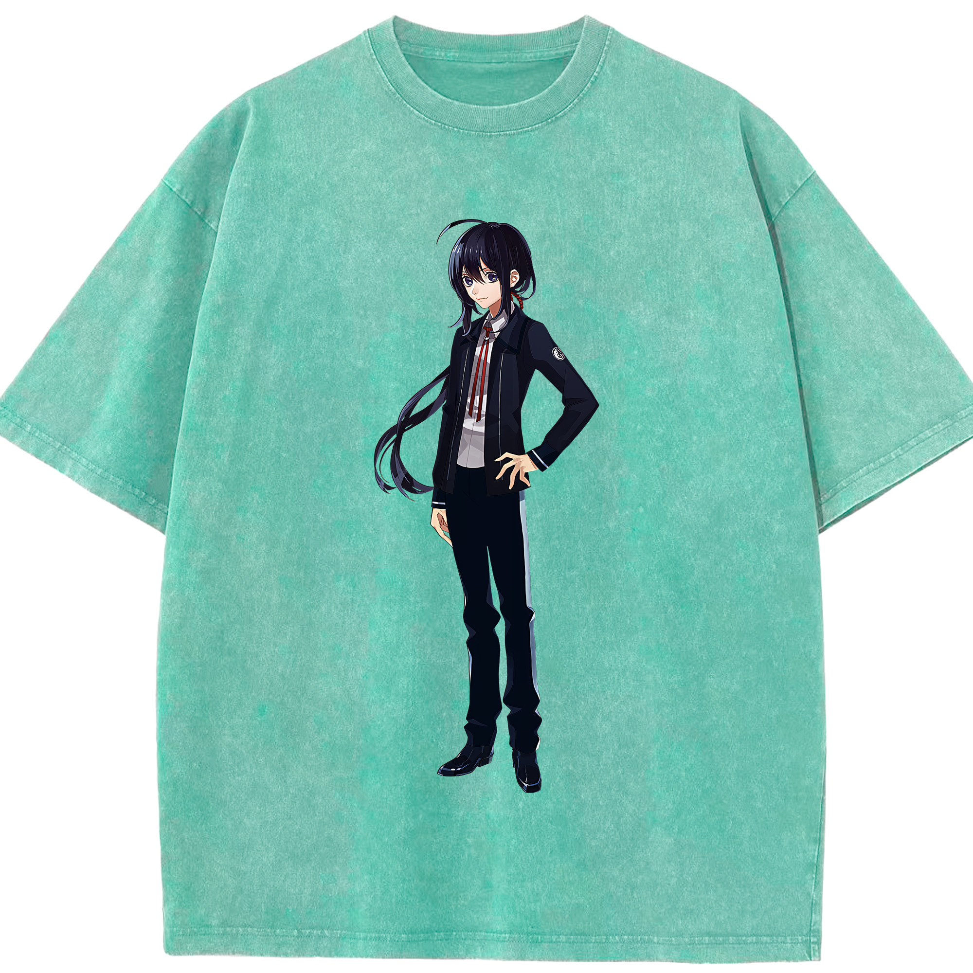 （画像用） 刀剣乱舞 Touken Ranbu 綿100% ヴィンテージ風 半袖Tシャツ（フロントプリント）